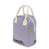 Zipper ‘Lunch’ Bag: Lavender - Fluf
