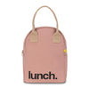 Zipper ‘Lunch’ Bag: Mauve Pink - Fluf