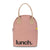 Zipper ‘Lunch’ Bag: Mauve Pink - Fluf