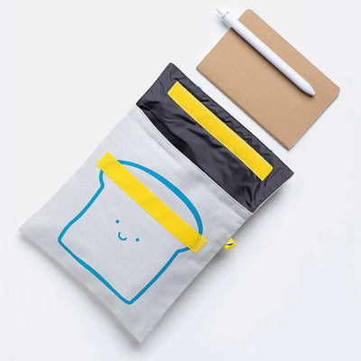 Flip Snack Sack Happy Blue Bread - Fluf