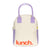 Zipper ‘Lunch’ Bag: Lavender Poppy - Fluf