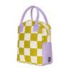 Zipper Lunch Bag: Checks Pear - Fluf