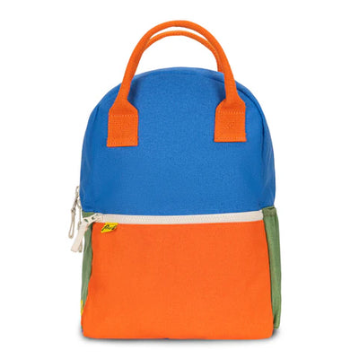 Backpack Junior: Cobalt / Fiery Orange - Fluf