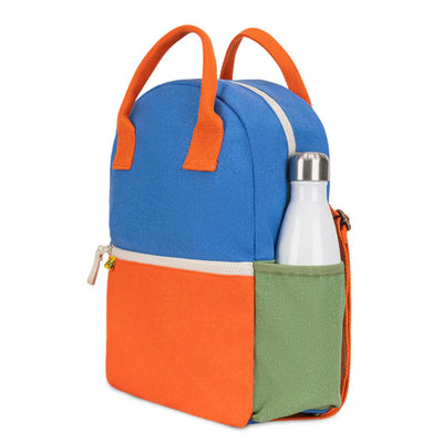 Backpack Junior: Cobalt / Fiery Orange - Fluf
