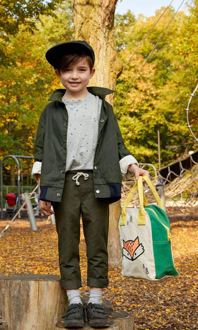 Zipper Lunch Bag: fox - Fluf