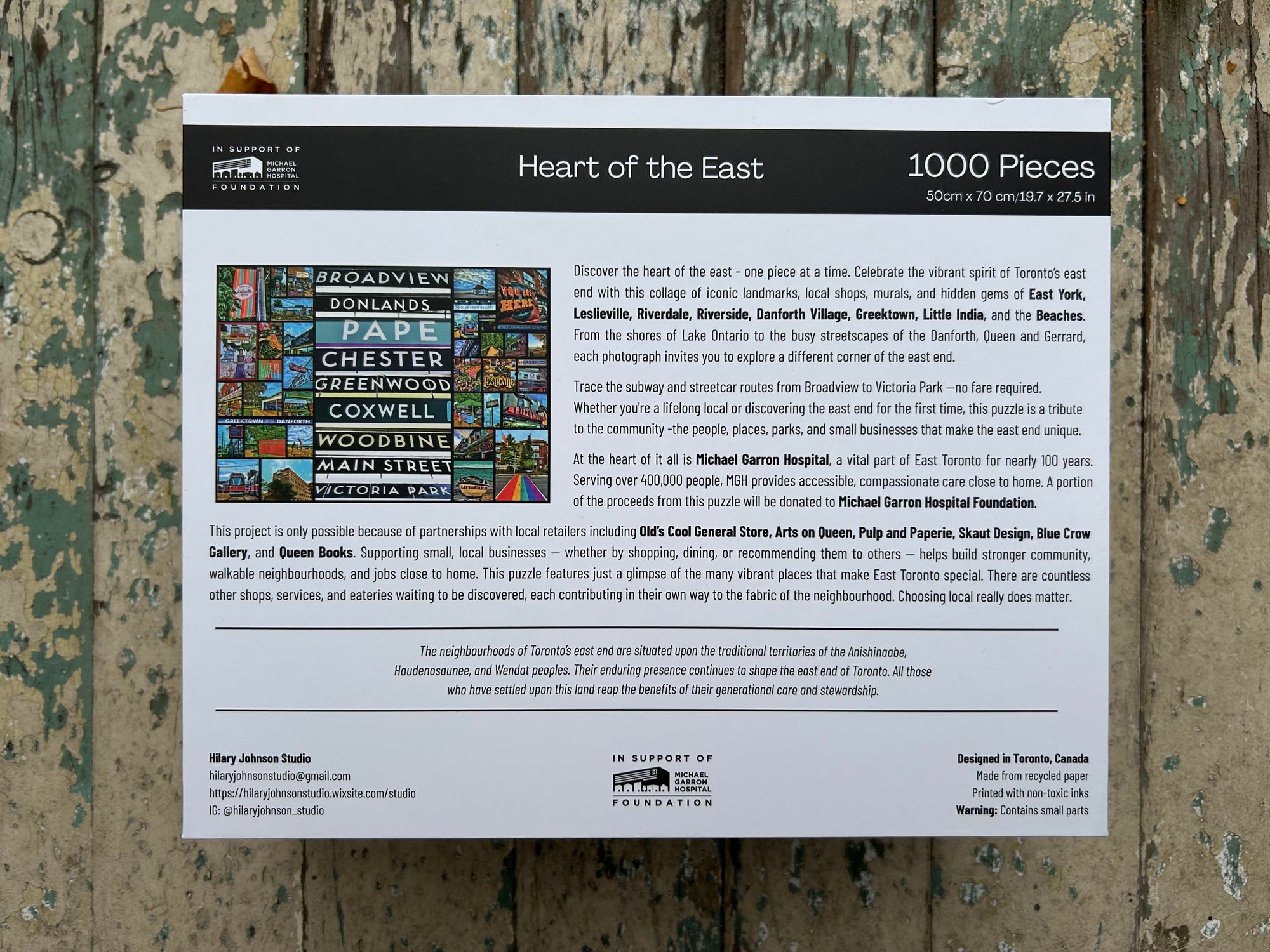 Heart of the East Puzzle Hilary Johnson Studios