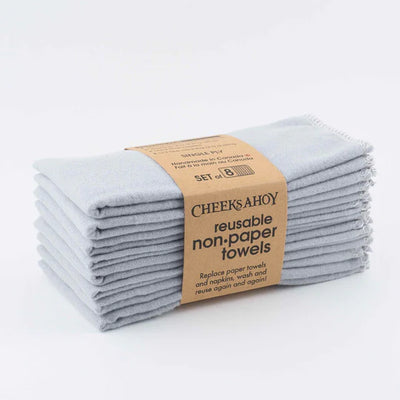 Reusable Non Paper Towels (Set Of 8 With No Roll) - Cheeks Ahoy