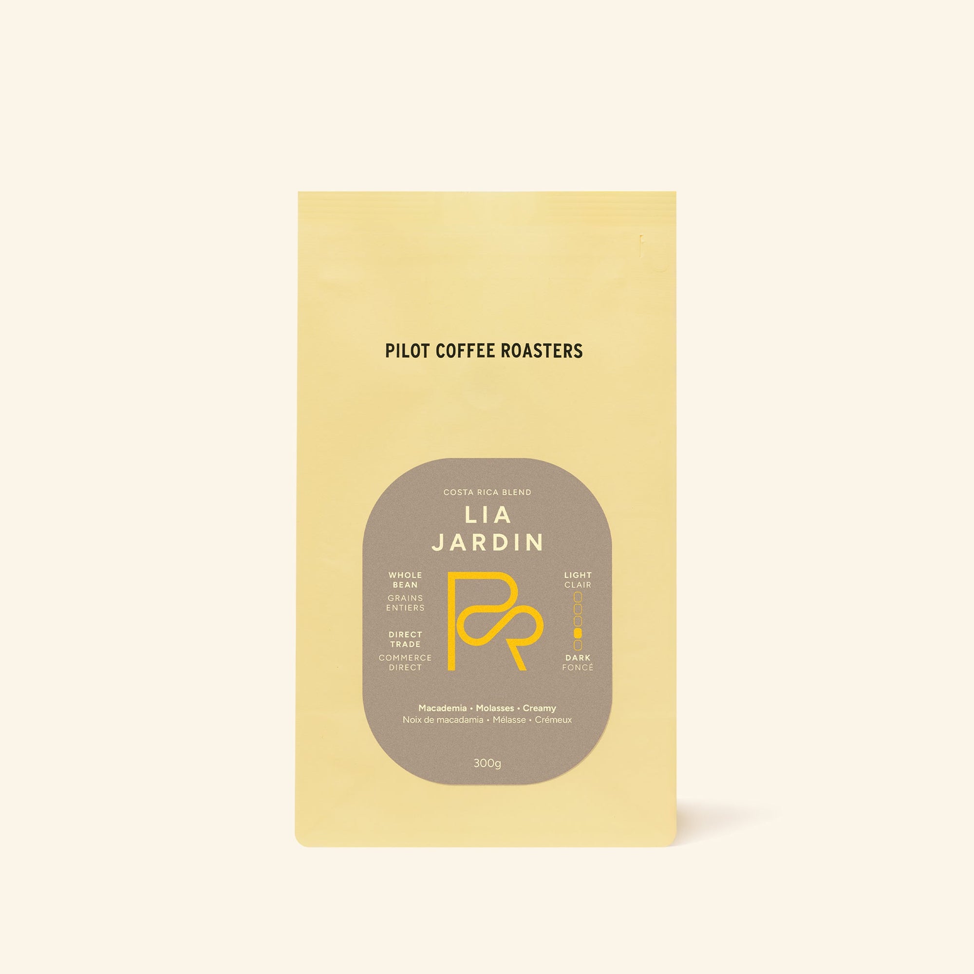 Pilot Coffee Roasters Lia Jardin Costa Rica Blend coffee beans, 300g bag