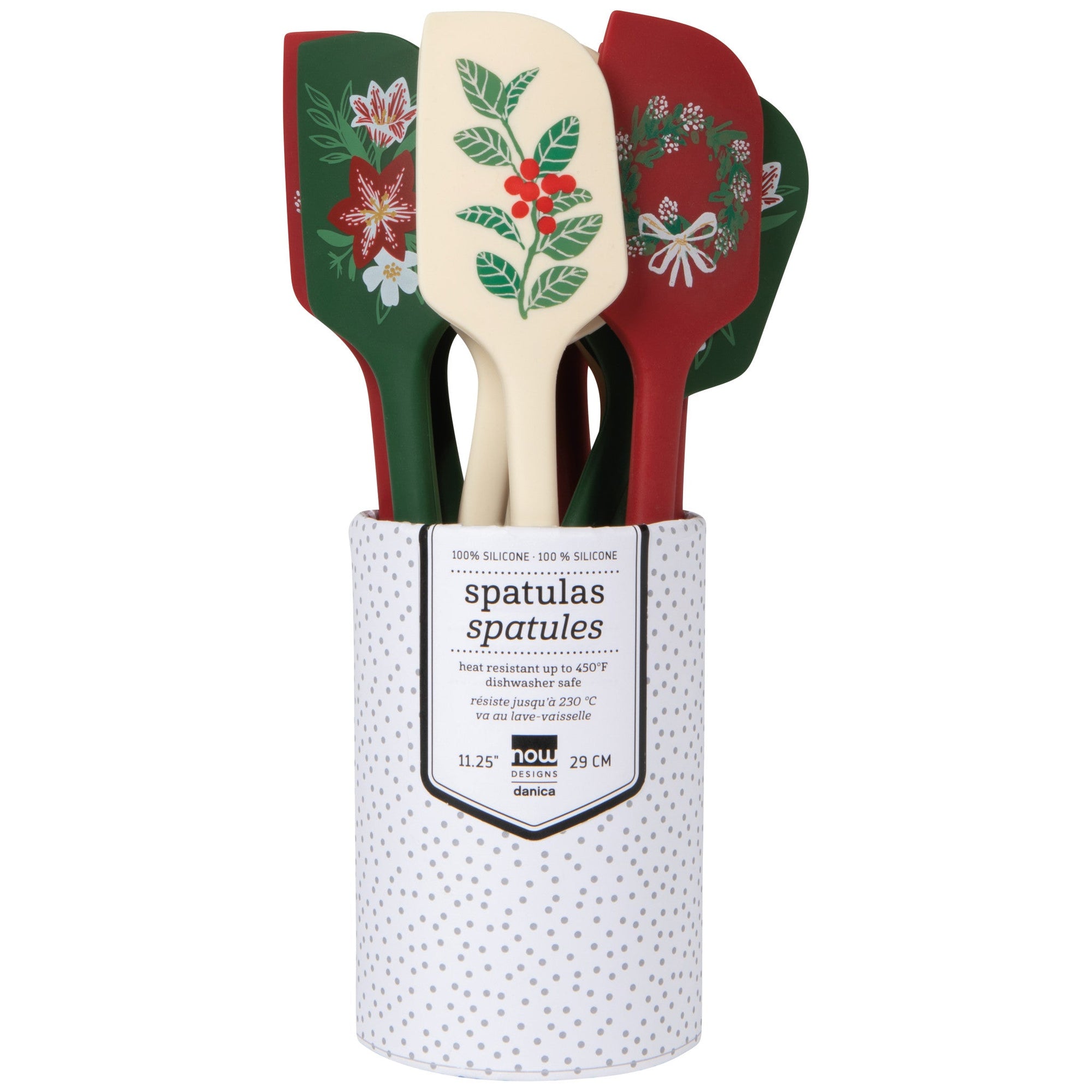 Winter Wonders Christmas silicone spatulas
