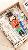 Kid's paintable Nutcracker - Christmas DIY family fun