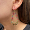 Raja Rainbow Charmed  Teardrop Earrings