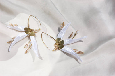 Strelitzia earrings