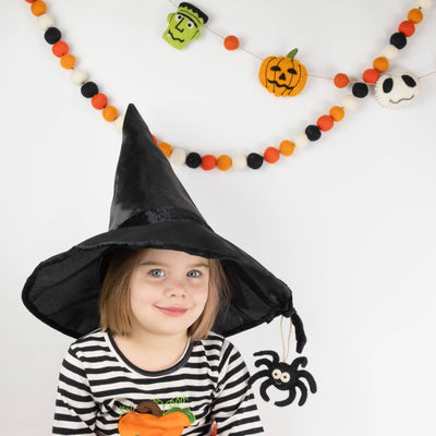 Garland - Halloween Felt Balls