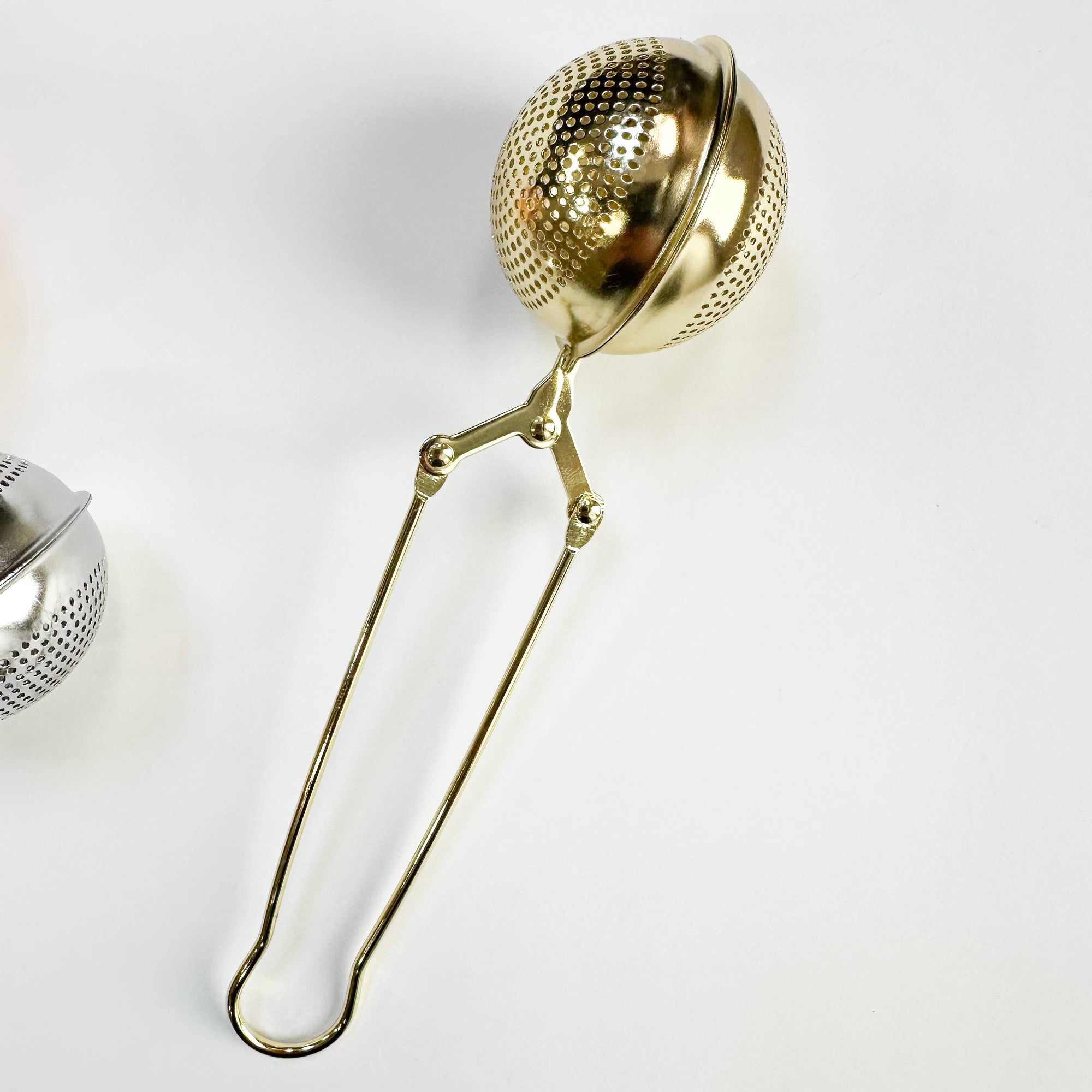 Golden Pure Stainless Steel Tea Strainer