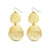 Stenciled Leaf Earrings