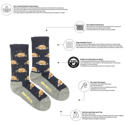 Men's Merino Wool Socks - Friday Sock Co