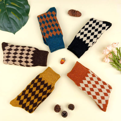 Vintage Patterned Socks