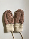 KIDS SHEARLING MITTENS