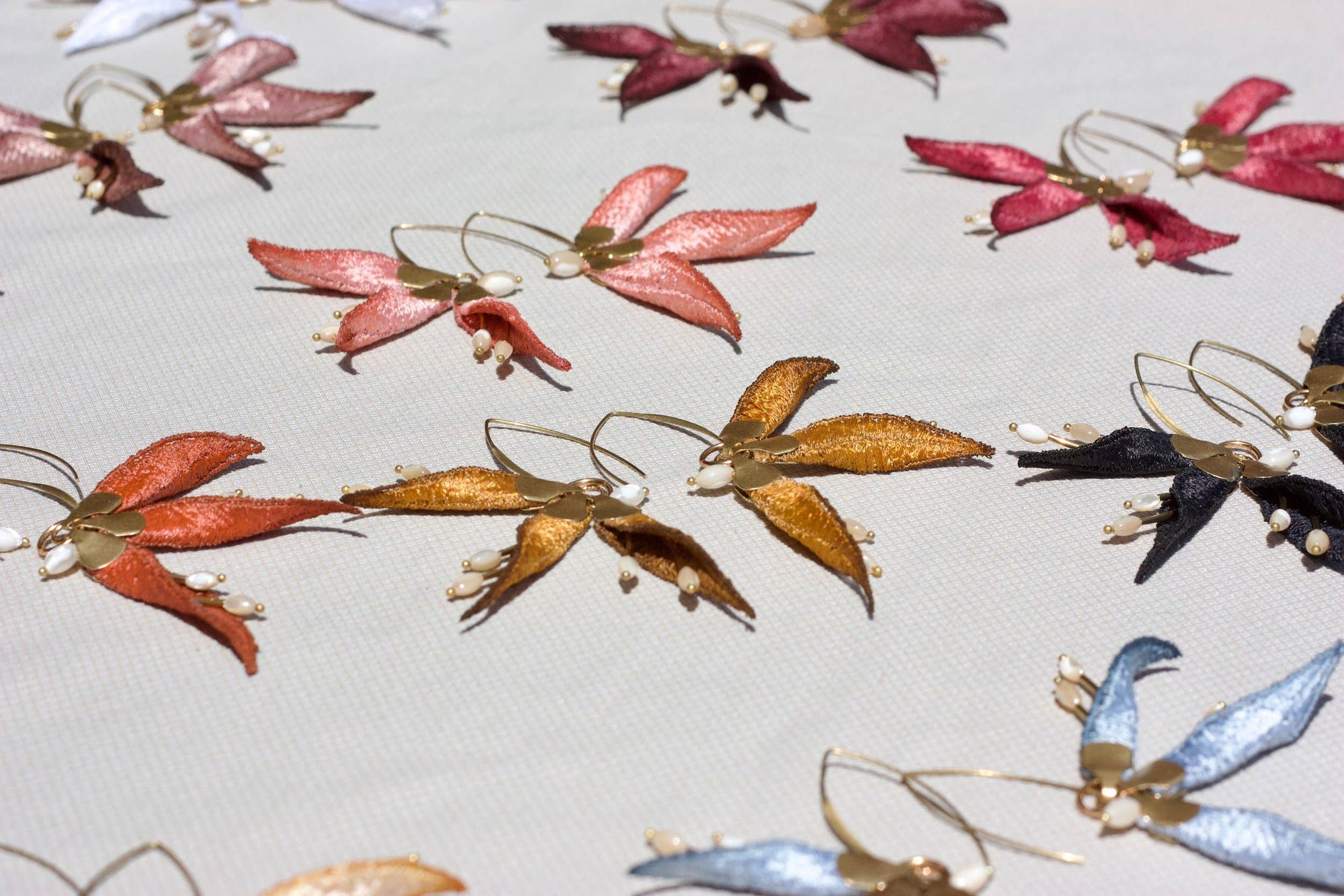 Strelitzia earrings