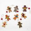 Felt Christmas Garland Gingerbread Man Garland