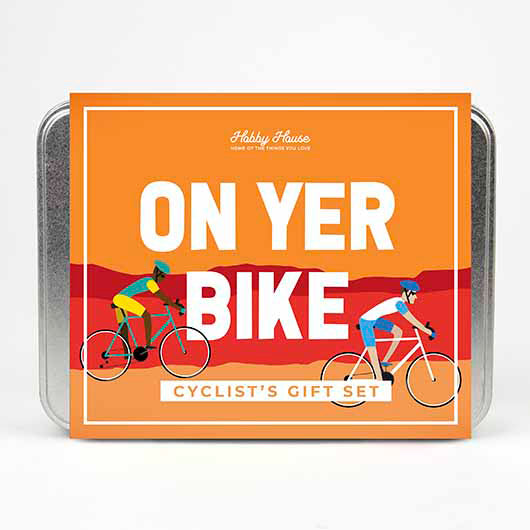 Cycling Gift Tin packaging