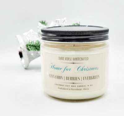 Home for Christmas Soy Candle- Dark Horse Handcrafted