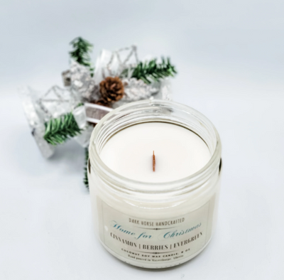 Home for Christmas Soy Candle- Dark Horse Handcrafted