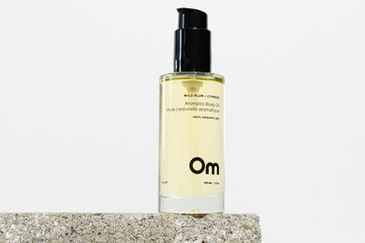 Aromatic Body Oil: Wild Plumb + Cypress - Om Organics