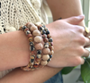 Kantha Desertscape Spiral Bracelet - World Finds