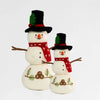 Snowman With Red Scarf Felt