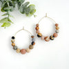 Kantha Desertscape Graduated Hoops Earrings - World Finds