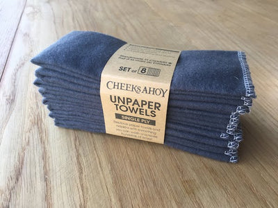 Unpaper Towels (Set Of 8 With No Roll) - Cheeks Ahoy