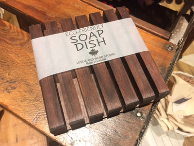 Eco Friendly Wood Soap Dish