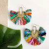 Kantha Ornamental Chandeliers Earrings