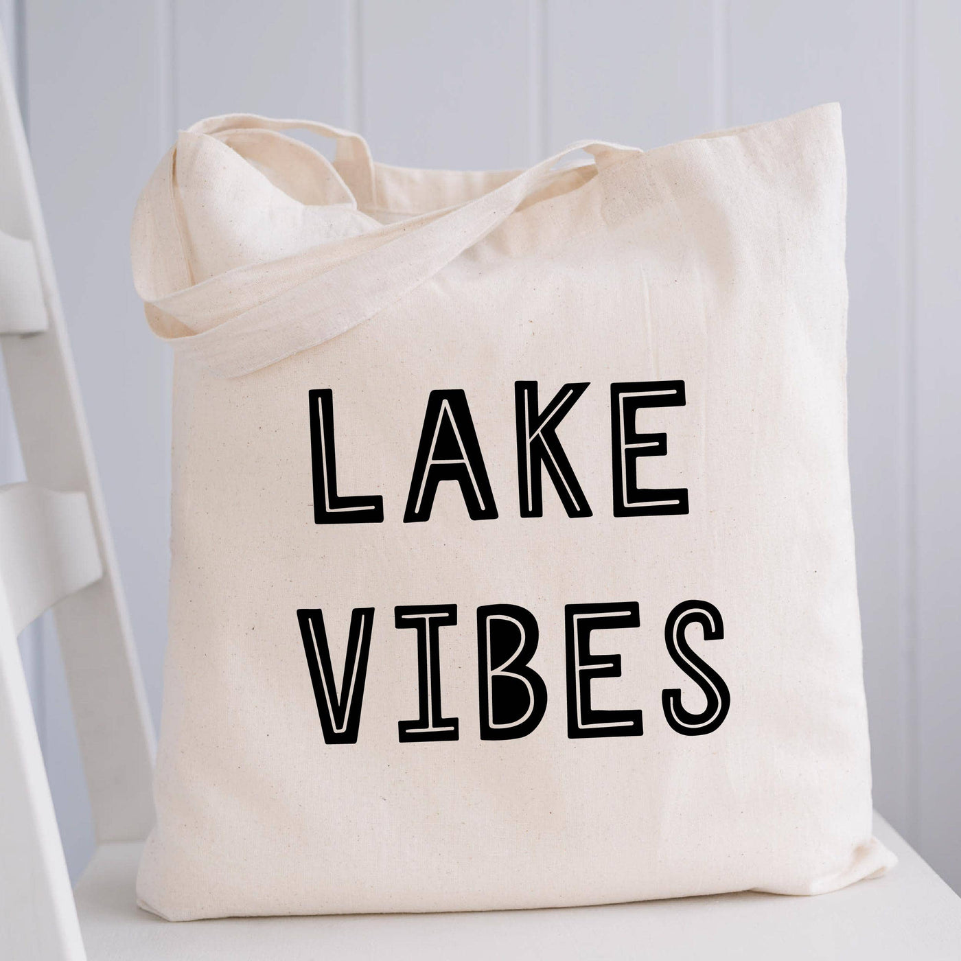 Lake Vibes Cottage Summer Tote Bag