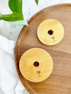 Bamboo Mason Jar Lids - Me Mother Earth