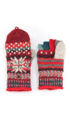 Women’s Wool Knit Finger Mittens