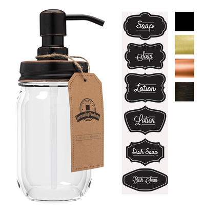 Mason Jar Soap Dispenser with Jar Included