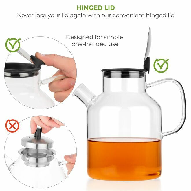Glass Teapot & Kettle 74oz - Tealyra