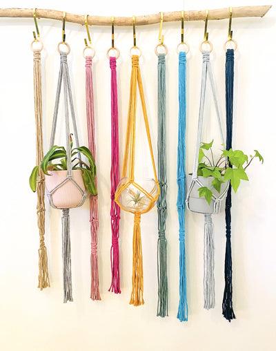 Zig Zag Macramé Plant Hanger