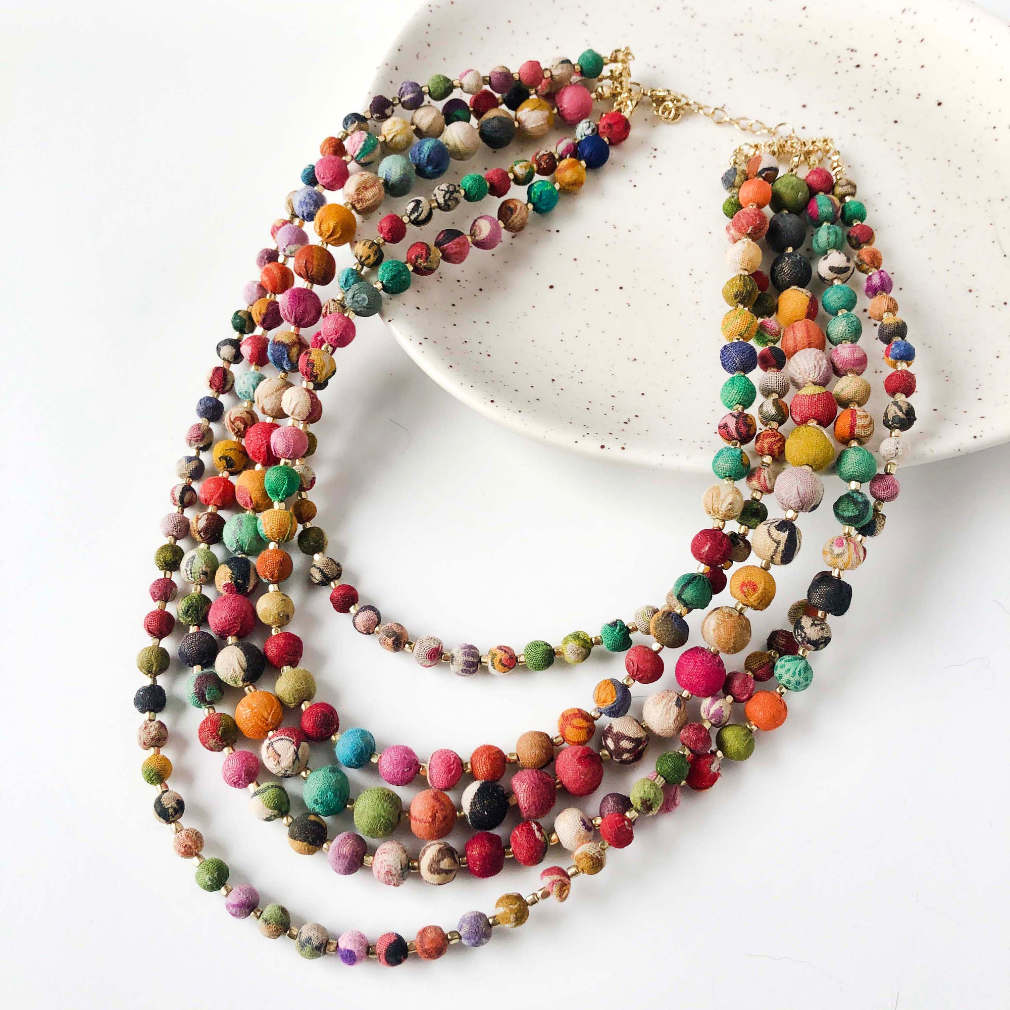 Intertwining Kantha Necklace - World Finds