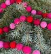 Felt Christmas Garland Balls