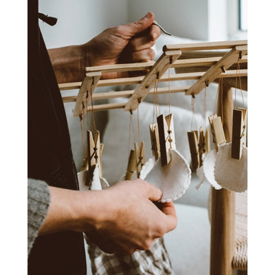 Laundry Peg Airer Bamboo