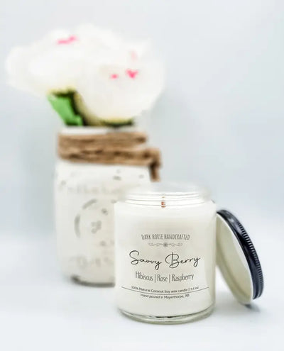 Savvy Berry- 100% Natural Coconut Soy Candle - Dark Horse Handcrafted