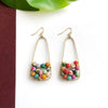 Embedded Kantha Earrings