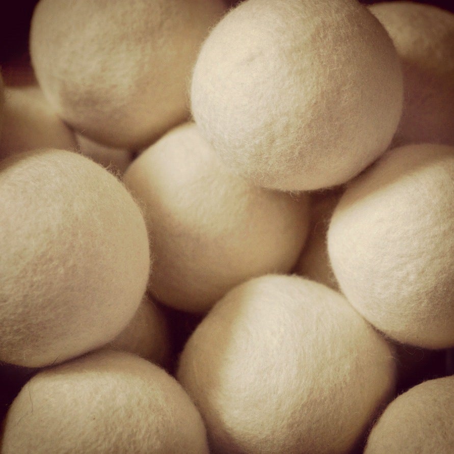 Wool Dryer Balls: Pack of Three - Moss Creek Wool Works